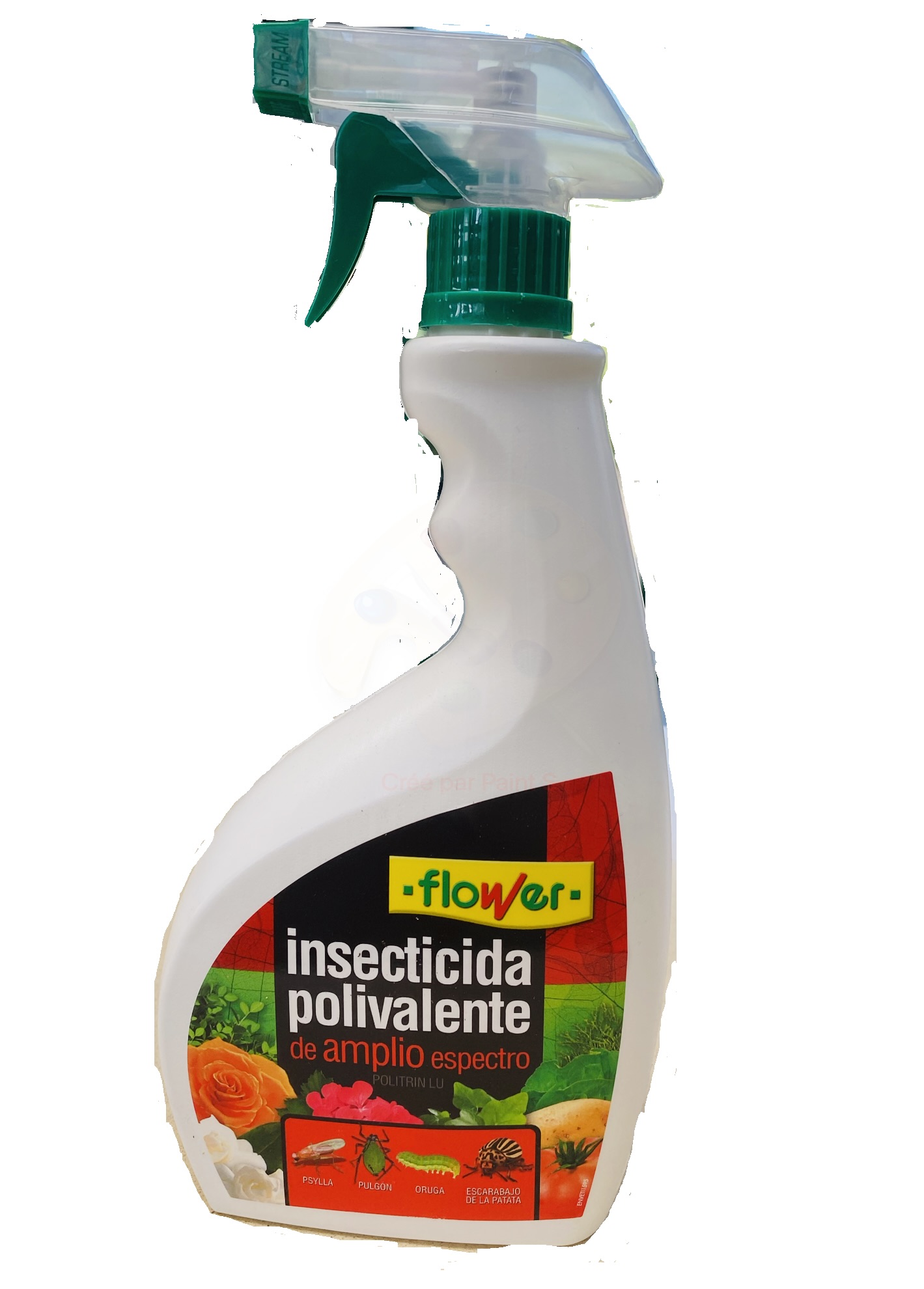Antipulgues Pistola insecticida polivalent Flower 750 mL