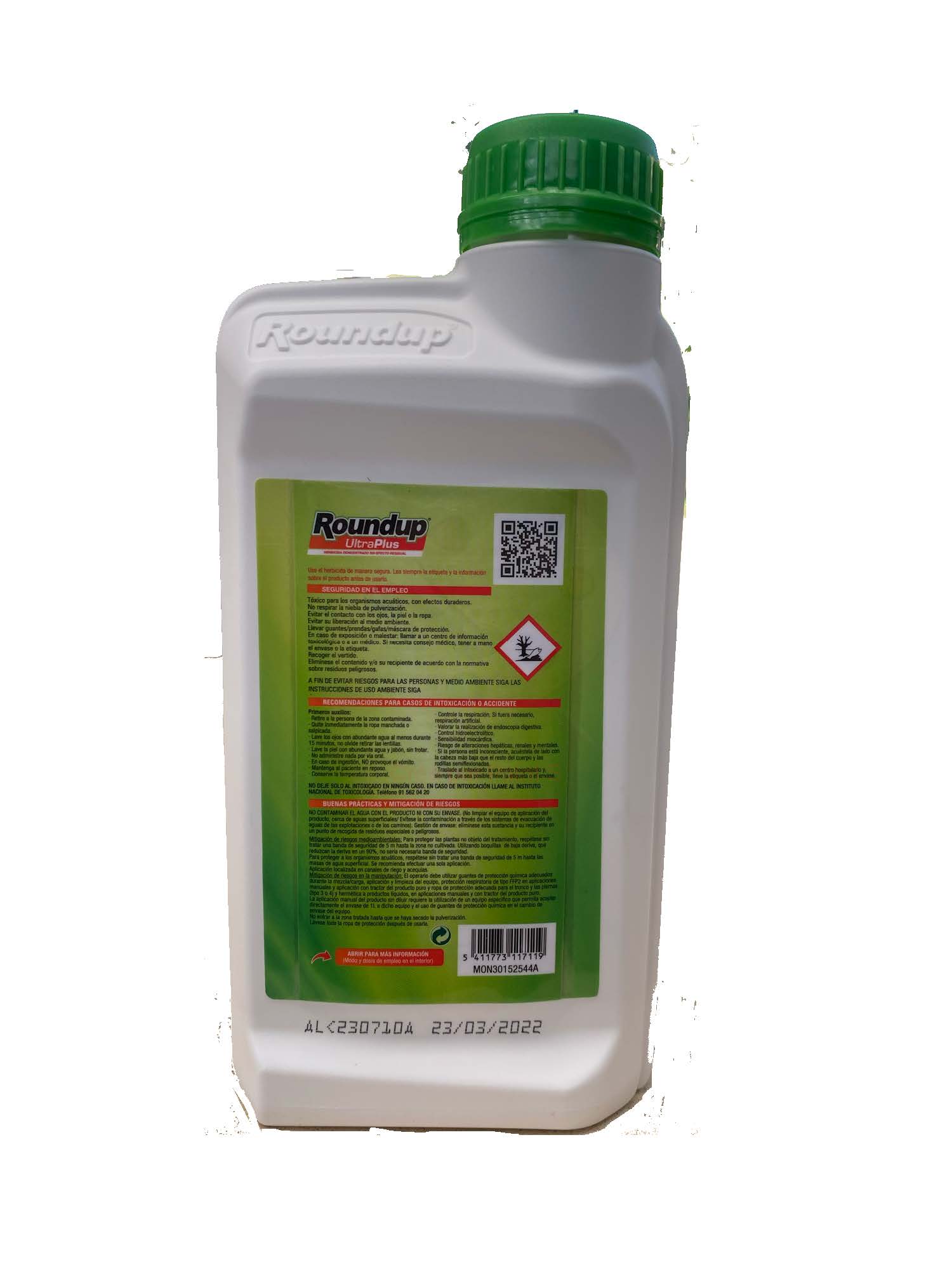 Herbicida líquid RoundUp UltraPlus 500 mL - Imatge 2